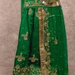 Emerald Green Salma Work Poshak | Aari & Sequins Work on Bamber Satin | Jaipurio Designer Collection